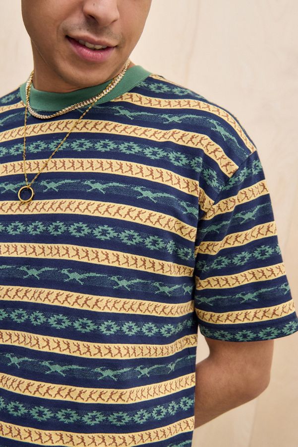 Slide View: 2: Champion Grünes Jacquard T-Shirt