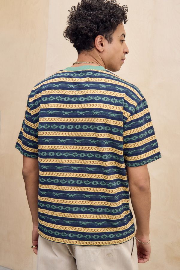 Slide View: 4: Champion Grünes Jacquard T-Shirt