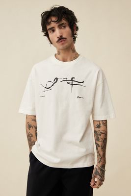 Loom Ecru Metro Graphic T-Shirt 