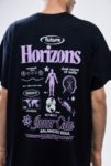 Thumbnail View 4: UO Schwarz Zukunft Horizonte T-Shirt