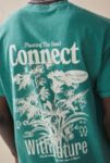 Thumbnail View 1: UO – T-Shirt „Connect With Nature“ in Grün 