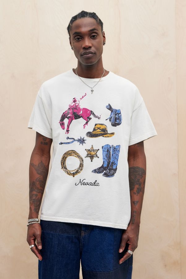 Slide View: 1: UO Nevada Cowboy T-Shirt