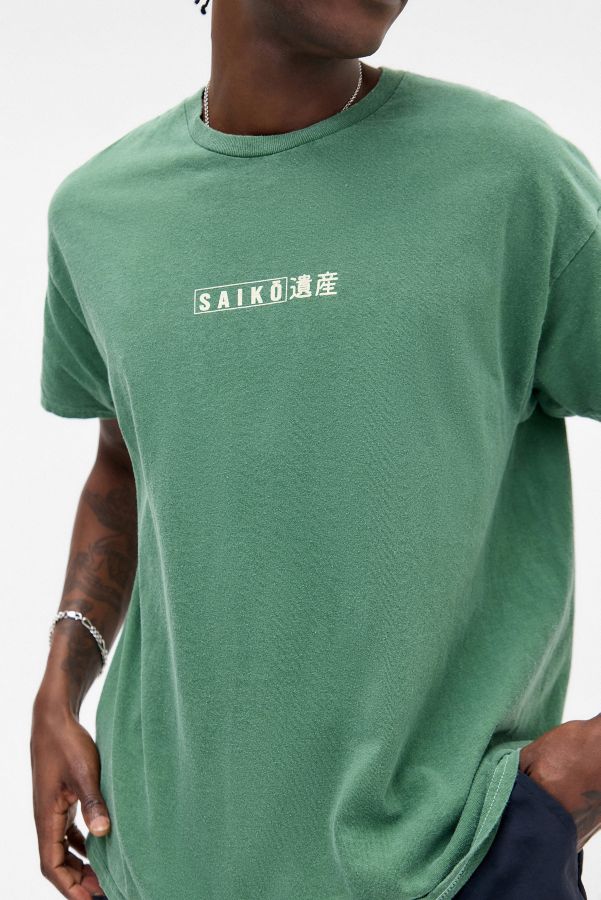 Slide View: 4: T-shirt Saiko vert UO