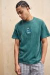 Thumbnail View 1: UO Green Embroidered Fish T-Shirt