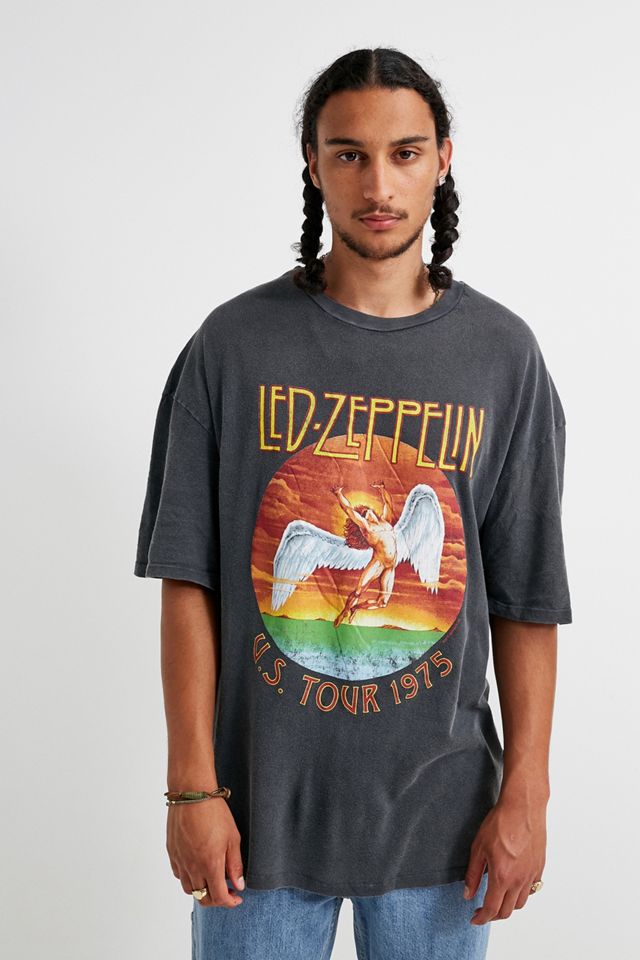 UO Led Zeppelin Washed TShirt Urban Outfitters UK