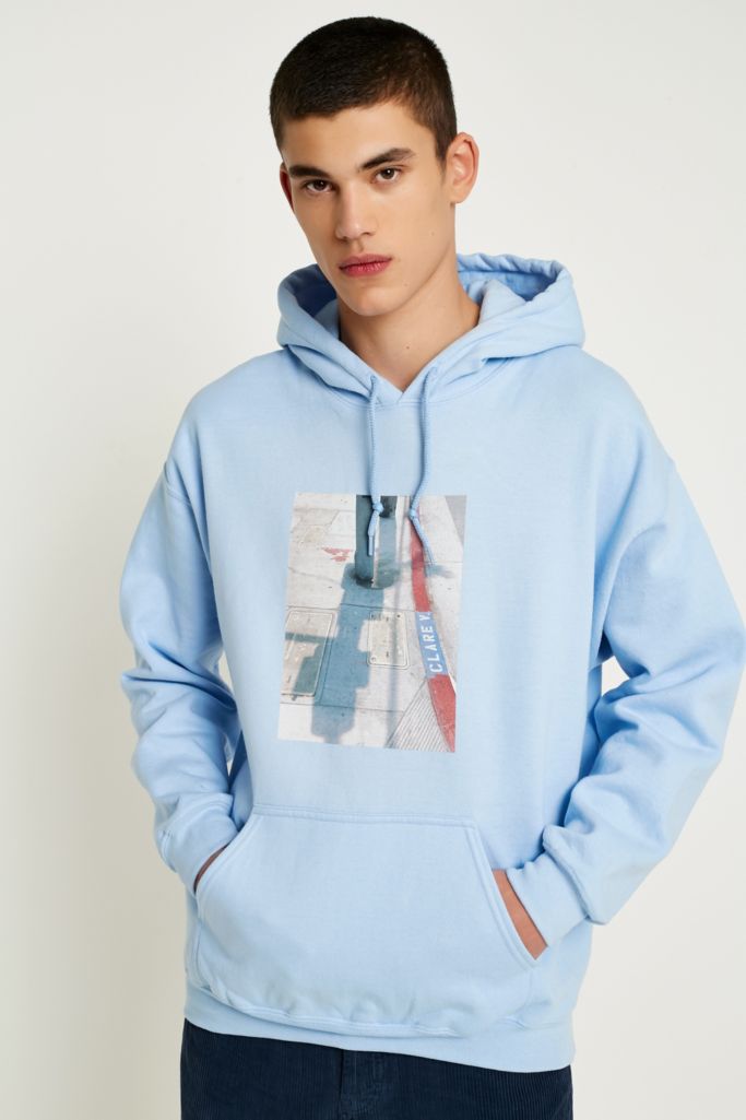 UO Photographic Blue Hoodie | Urban Outfitters UK