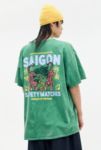 Thumbnail View 1: T-shirt d'allumettes de sécurité vert Saigon UO