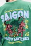 Thumbnail View 3: T-shirt d'allumettes de sécurité vert Saigon UO