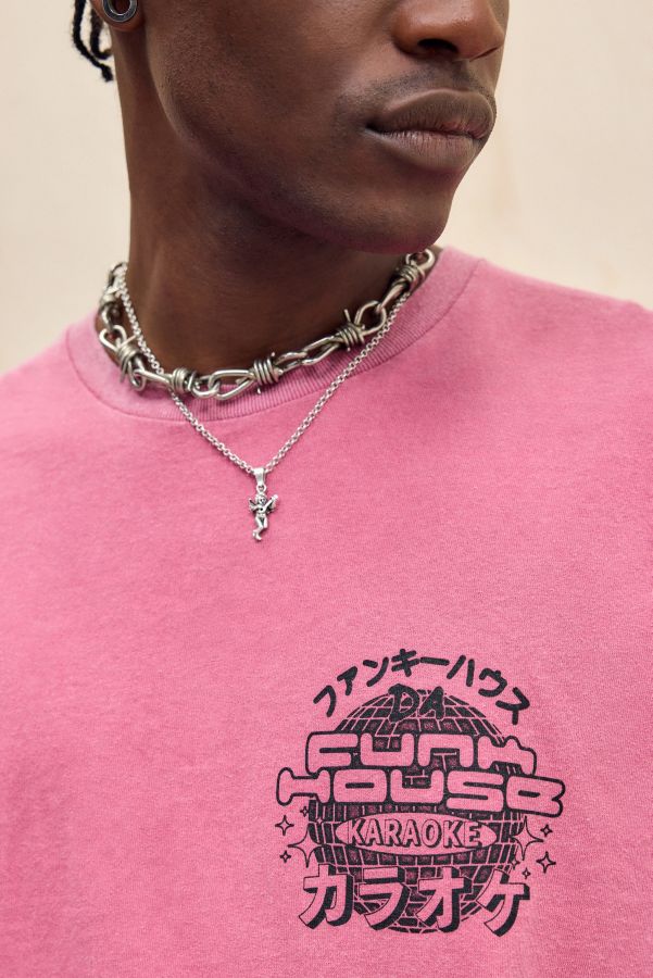 Slide View: 2: T-shirt UO Maison Funk Rose