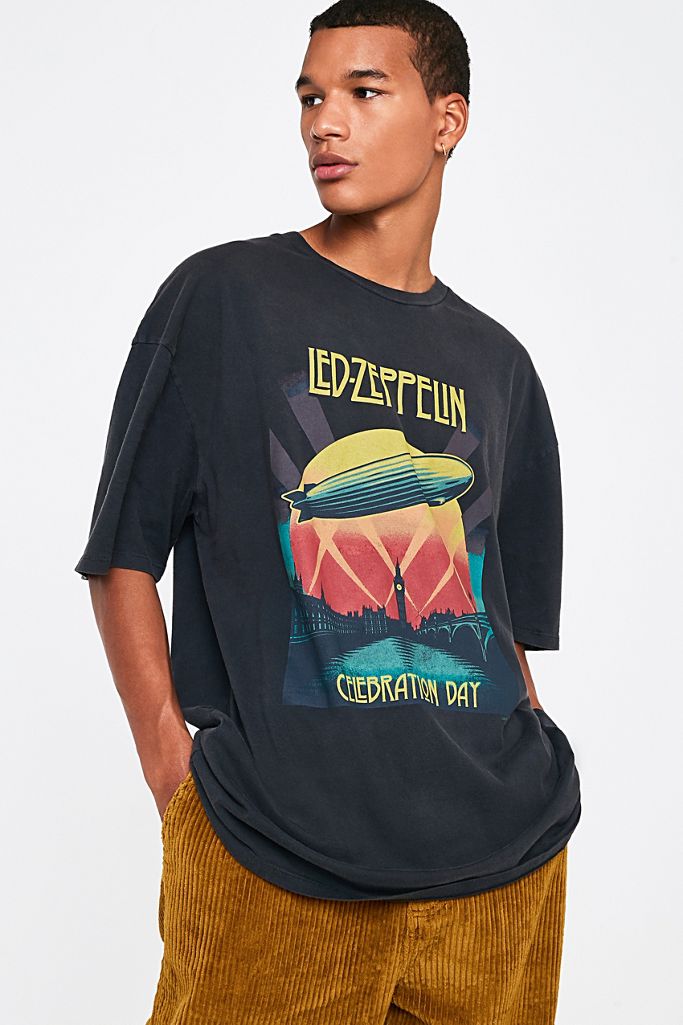 Long Gone Led Zeppelin Black TShirt Urban Outfitters UK