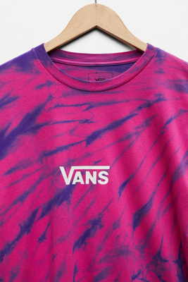 vans purple tie dye shirt