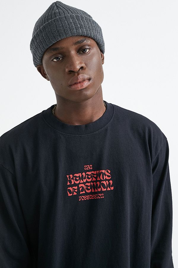 Edwin Possession Black Long-Sleeve T-Shirt | Urban Outfitters UK