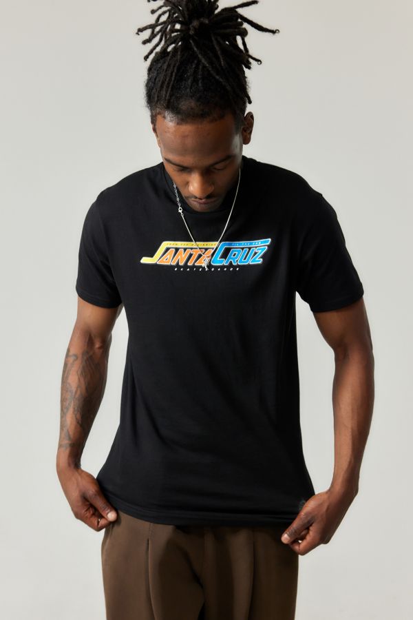 Slide View: 1: Santa Cruz UO Exclusive Drag Strip T-Shirt