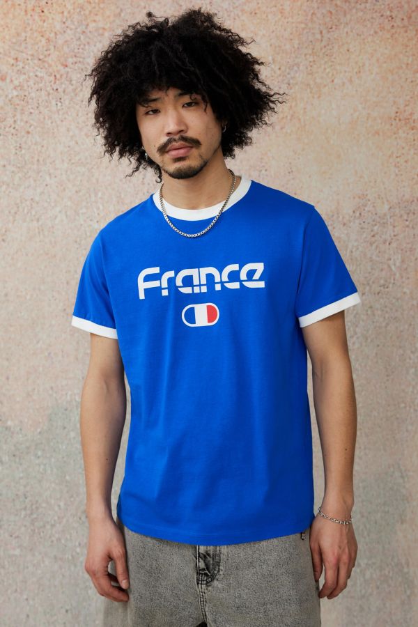 Slide View: 1: UO – Ringer-T-Shirt „France“