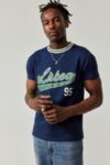 Thumbnail View 1: T-shirt UO Lisboa bleu marine à bouts contrastants