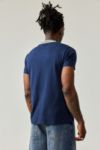 Thumbnail View 4: T-shirt UO Lisboa bleu marine à bouts contrastants