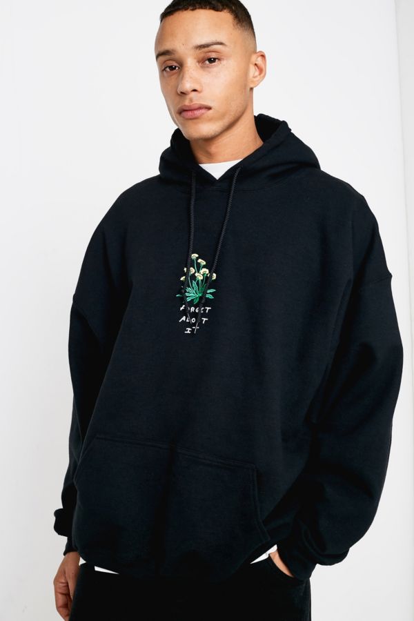 UO Forget About It Black Hoodie | Urban Outfitters UK