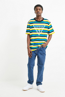 guess vista striped tee