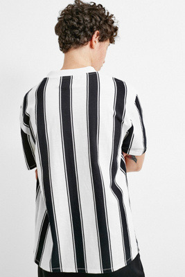 guess originals walden striped crew tee