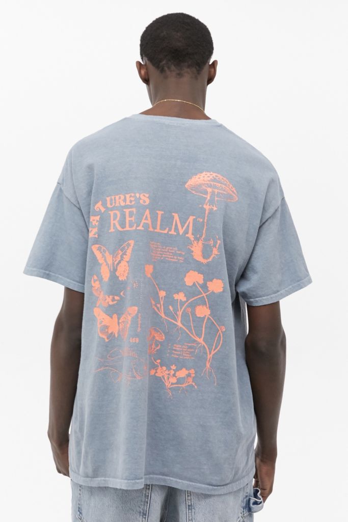 Urban Outfitters – T-Shirt „Nature's Realm“ in Blau | Urban Outfitters DE
