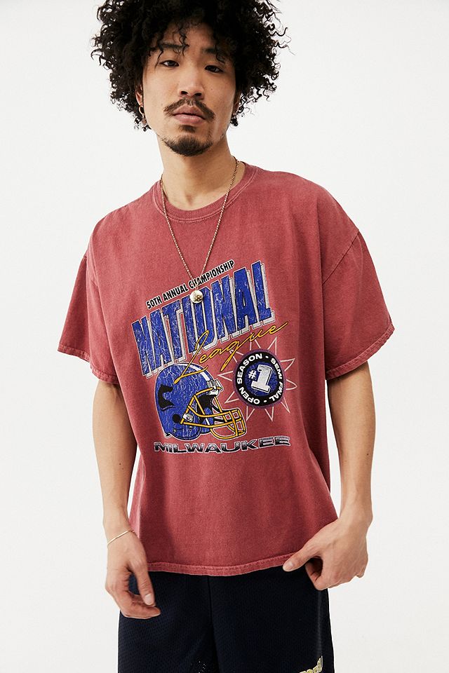UO Washed Red Nationals T-Shirt | Urban Outfitters UK
