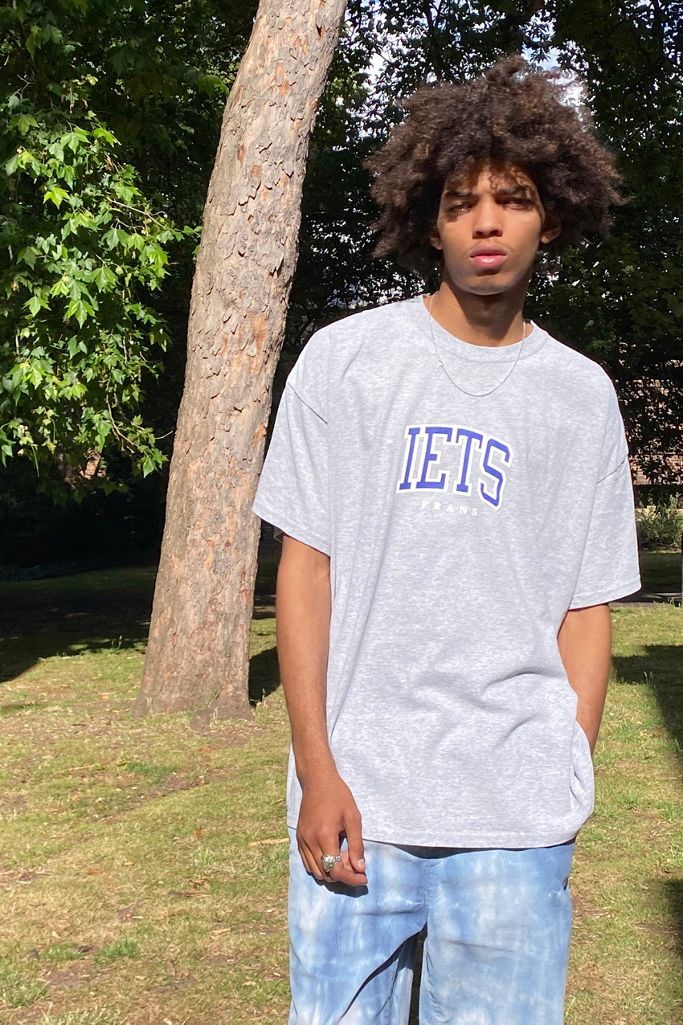 iets frans… Grey Varsity T-Shirt | Urban Outfitters UK