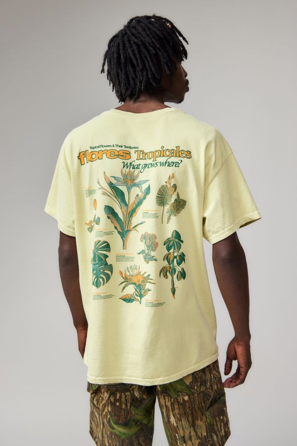 Slide View: 3: UO Flores Tropische T-Shirt