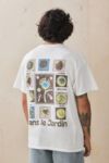 Thumbnail View 4: UO – T-Shirt „Dans Le Jardin“ in Weiß 