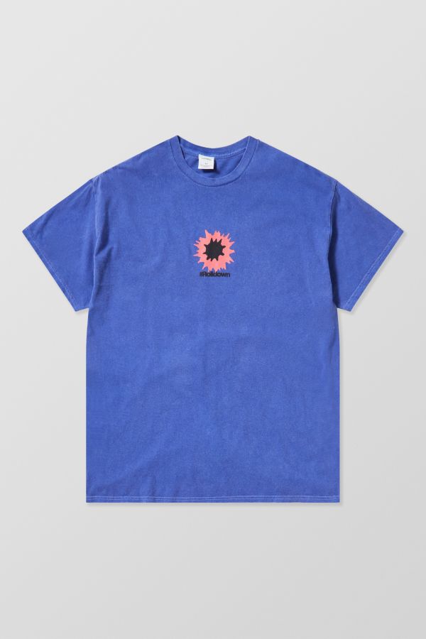 Slide View: 2: UO Blau Zeiten Hoch T-Shirt