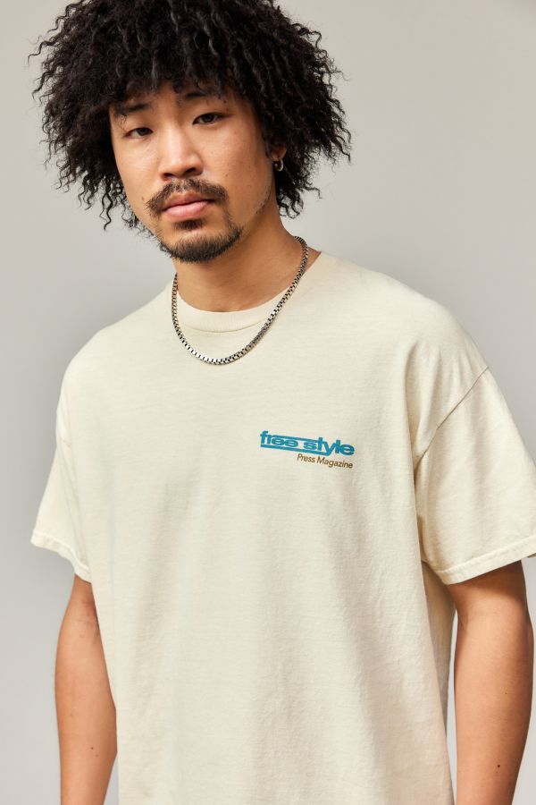 Slide View: 3: UO Ecru Freestyle T-Shirt