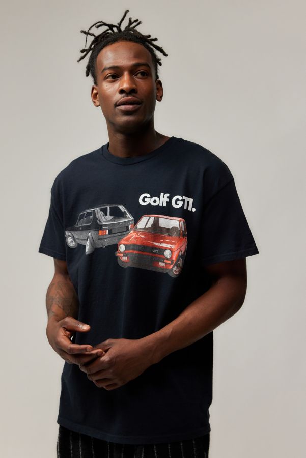 Slide View: 1: T-shirt UO Noir Golf GTI