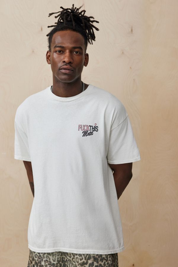 Slide View: 4: UO White F*ck This T-Shirt