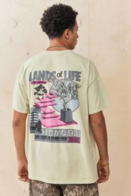 UO Ecru Länder Des Lebens T-Shirt