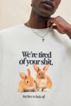 Thumbnail View 3: T-shirt OU Lapin Fatigué Blanc