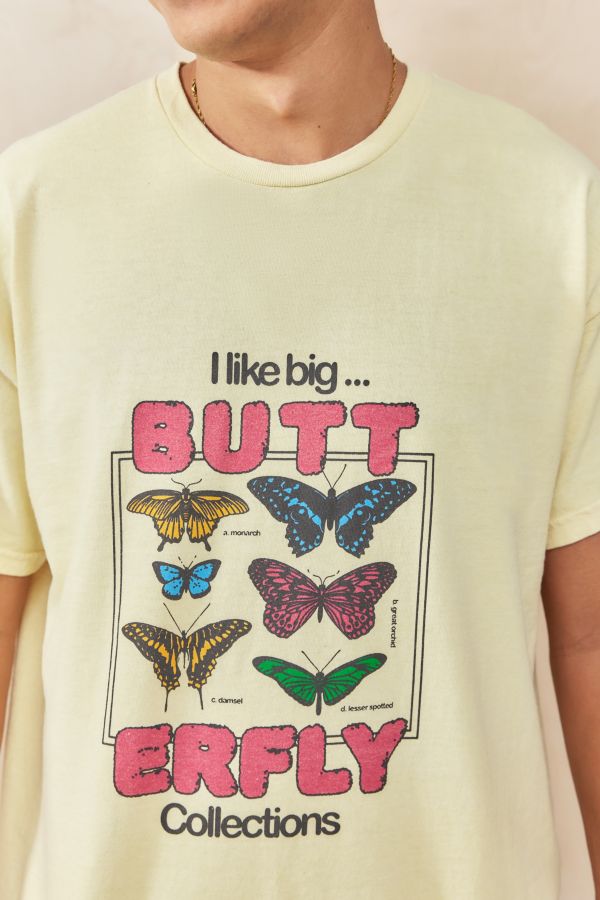 Slide View: 3: UO Ich Mag Schmetterling T-Shirt