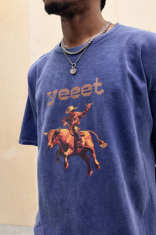 Slide View: 3: UO Bleu Yeet T-Shirt