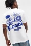 Thumbnail View 1: T-shirt UO Ecru Floride Orange Sanguine