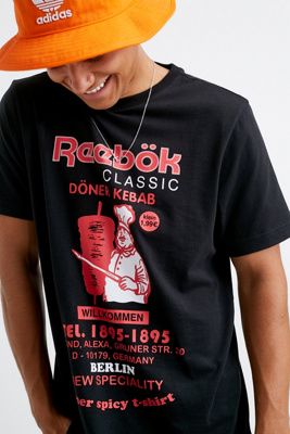 reebok t shirt noir