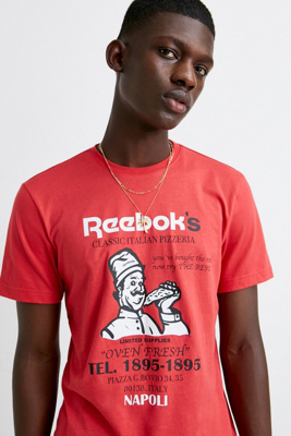 reebok classic t shirt homme rouge