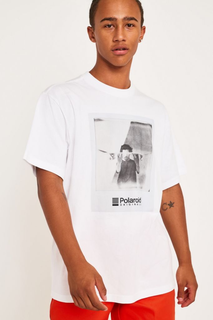 Element Fred Mortagne White Short-Sleeve T-Shirt | Urban Outfitters UK