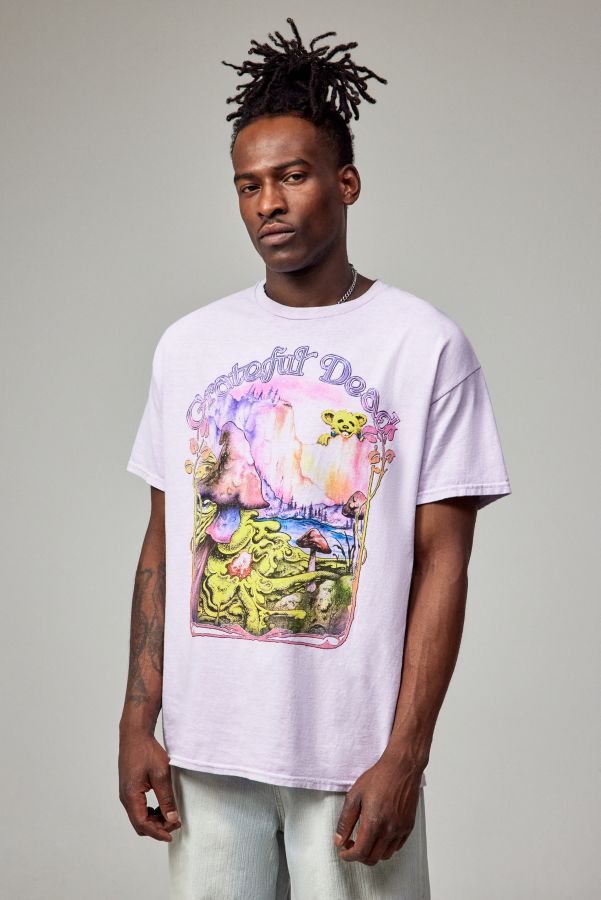 Slide View: 1: T-shirt UO Violet Grateful Dead