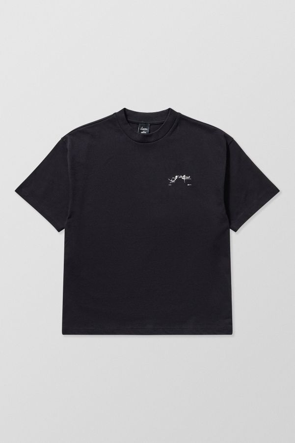 Slide View: 5: Loom Black Motif T-Shirt