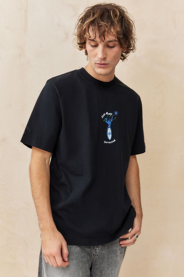 Slide View: 1: Temp Surf Co UO Exklusives Schwarz Lokale Wurzeln T-Shirt