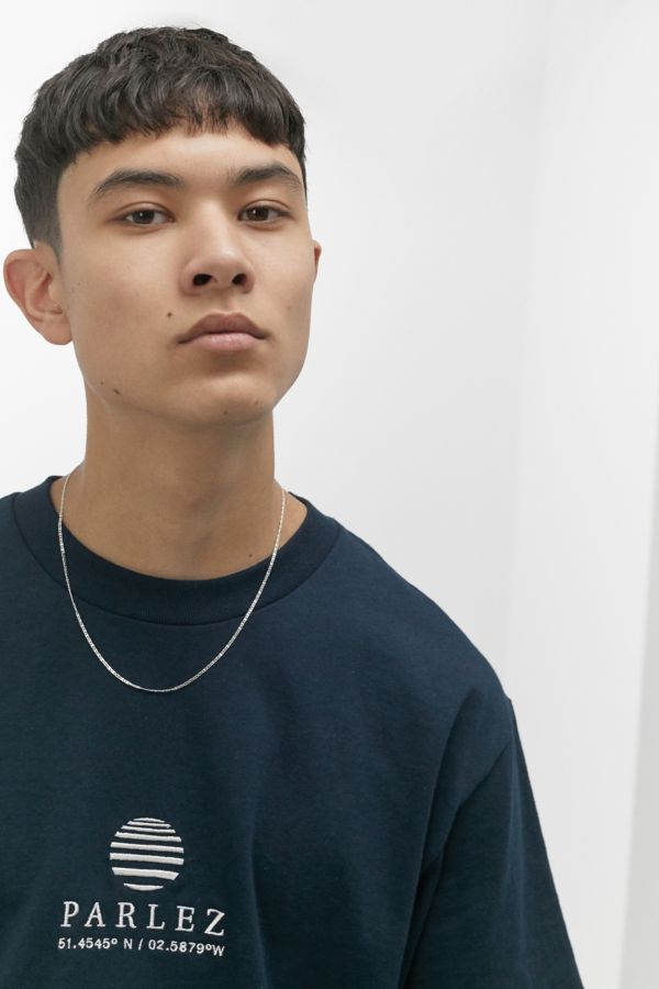 Parlez Purcel Navy T-Shirt | Urban Outfitters UK