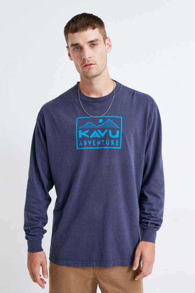 KAVU Adventure Time Faded Ink Long-Sleeve T-Shirt | Urban Outfitters UK