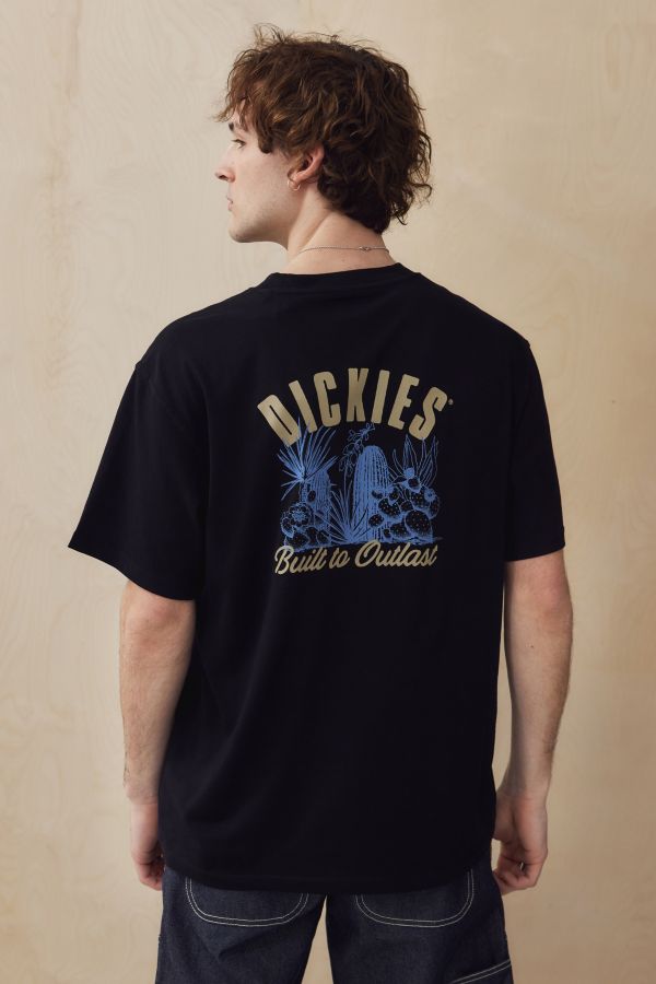 Slide View: 1: Dickies UO Exclusive Black Dendron T-Shirt 