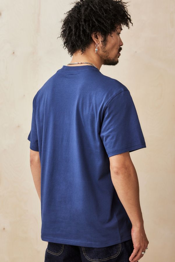 Slide View: 4: T-shirt Choteau bleu marine Dickies exclusif UO