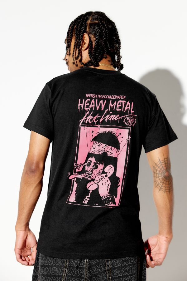 Slide View: 3: KERRANG! Black Heavy Metal T-Shirt