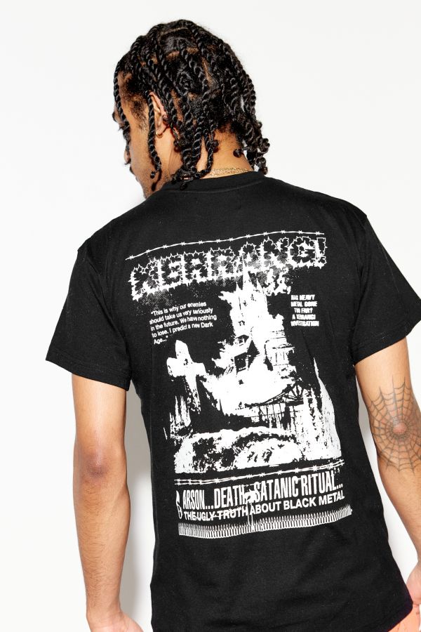 Slide View: 1: KERRANG! Black Arson & Death T-Shirt