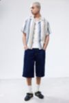 Thumbnail View 3: UO Blue Stripe Gauze Short-Sleeved Shirt